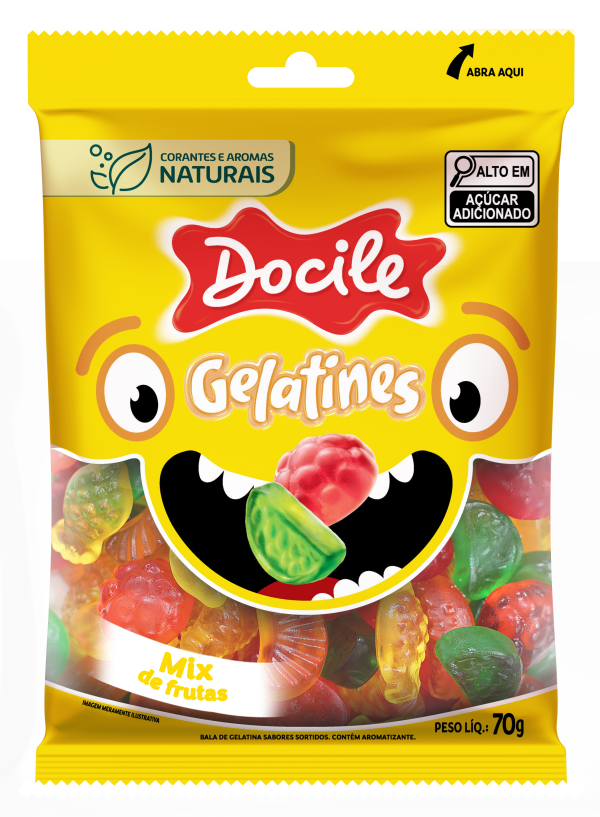 GELATINES MIX DE FRUTAS NATURAIS 12pctX70g