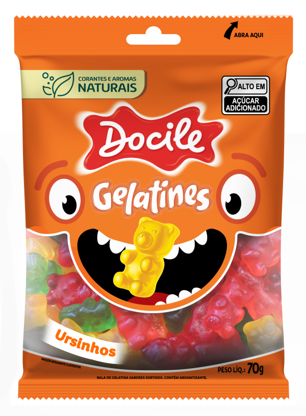 GELATINES URSINHOS NATURAIS 12pctX70g