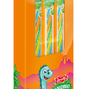 REGALIZ CANUDINHO TWIST COLORIDO DINO BIG 6dpX24unX26g
