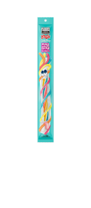 CANUDINHO TWIST COLORIDO MORANGO PUXA ESTICA 6dpX24unX12g