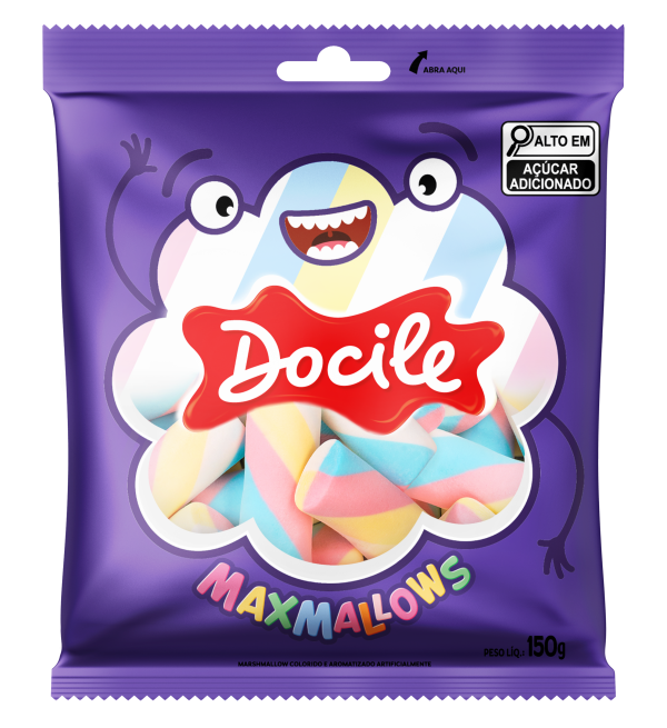 MAXMALLOWS TUBO TORCAO 1 BAUNILHA 20pctX150g