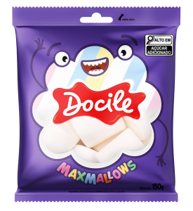 MAXMALLOWS TUBO BRANCO BAUNILHA 20pctX150g