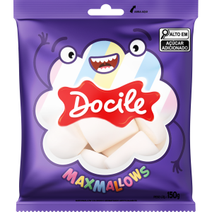 MAXMALLOWS TUBO BRANCO BAUNILHA 20pctX150g