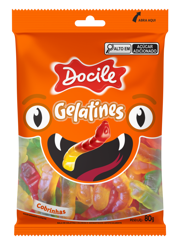 GELATINES COBRINHAS 12pctX80g