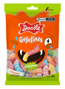 GELATINES COBRINHAS CITRICAS 12pctX80g