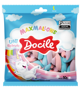 MAXMALLOWS RECH TWIST COLOR BAUNILHA C/MOR 12pctX50g UNICORNIO