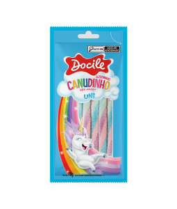 CANUDINHO COLORIDO MORANGO CÍTRICO 12pctX70g UNICORNIO