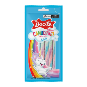 CANUDINHO COLORIDO MORANGO CÍTRICO 12pctX70g UNICORNIO