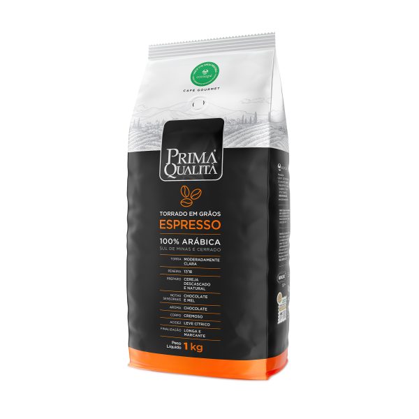 Café Prima Qualità Espresso Gourmet Grãos - 1kg