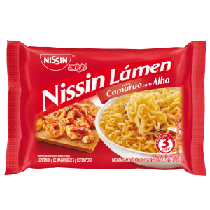 NISSIN LAMEN CAMARÃO COM ALHO 80 GR.