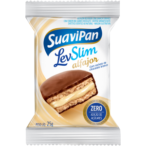 Alfajor Levslim Sabor Chocolate Branco 25G / Display