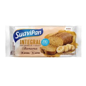 Bolo Integral Zero Banana 250G