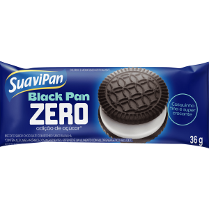 Biscoito Black Pan Zero Adição Açúcar 36G