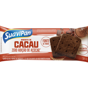 Biscoito De Cacau 36G